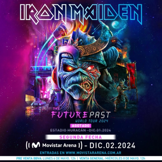 Segunda fecha Iron Maiden - slide - OYR