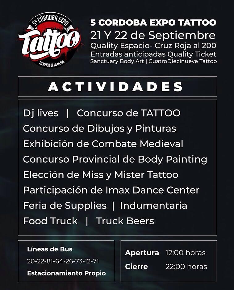 Expo Tattoo 2019 actividades - OYR