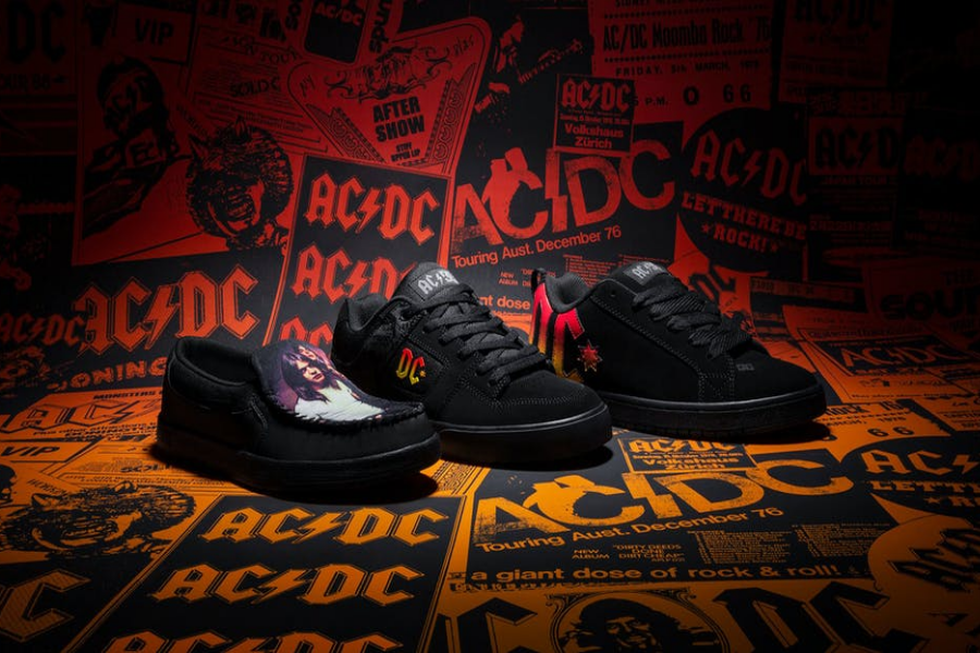 Tenis DC Shoes Kalis Vulc Preto Preto AC/DC | Ska Skate Rock