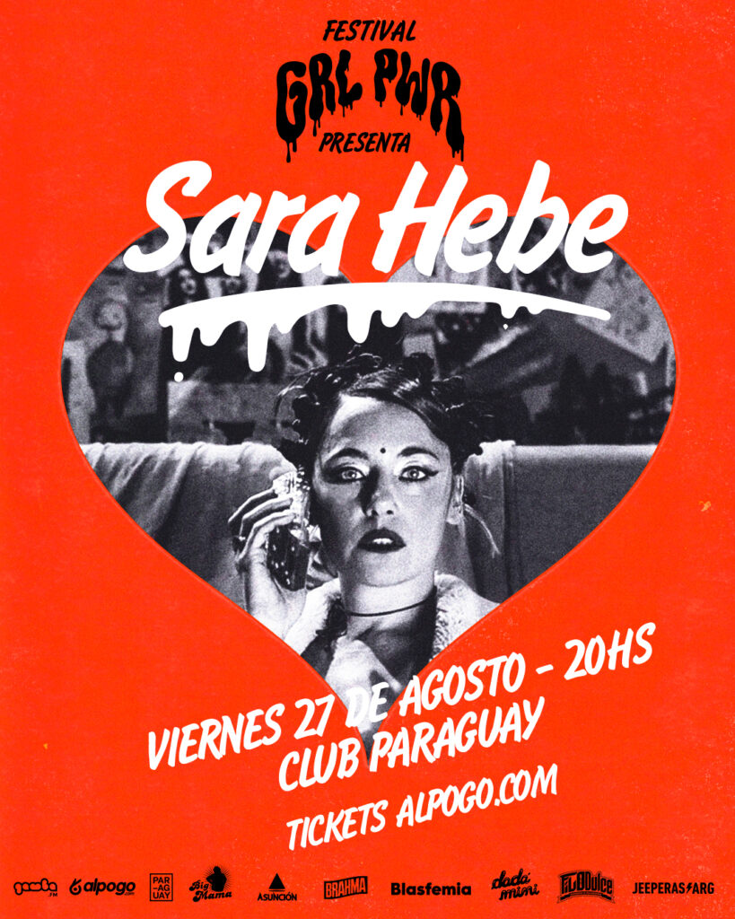 Flyer - Sara Hebe - Club Paraguay - OYR