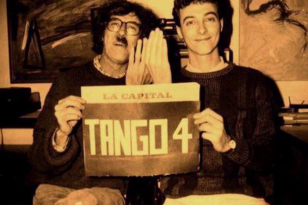 Charly GarcÃ­a y Pedro Aznar - Tango 4 - portada - OYR