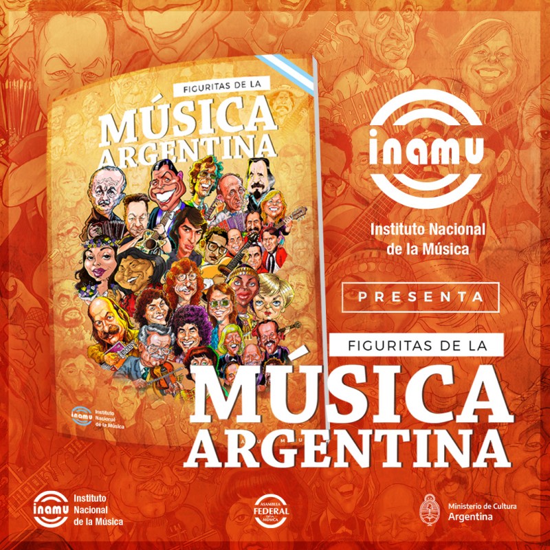 Flyer Figuritas de la Música Argentina - OYR