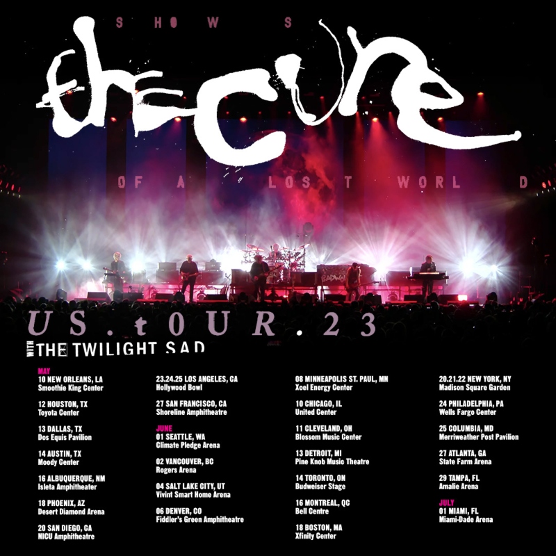 The Cure fechas de gira - OYR
