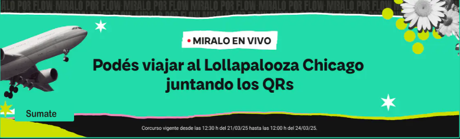 Concurso LollaAr en Flow - OYR