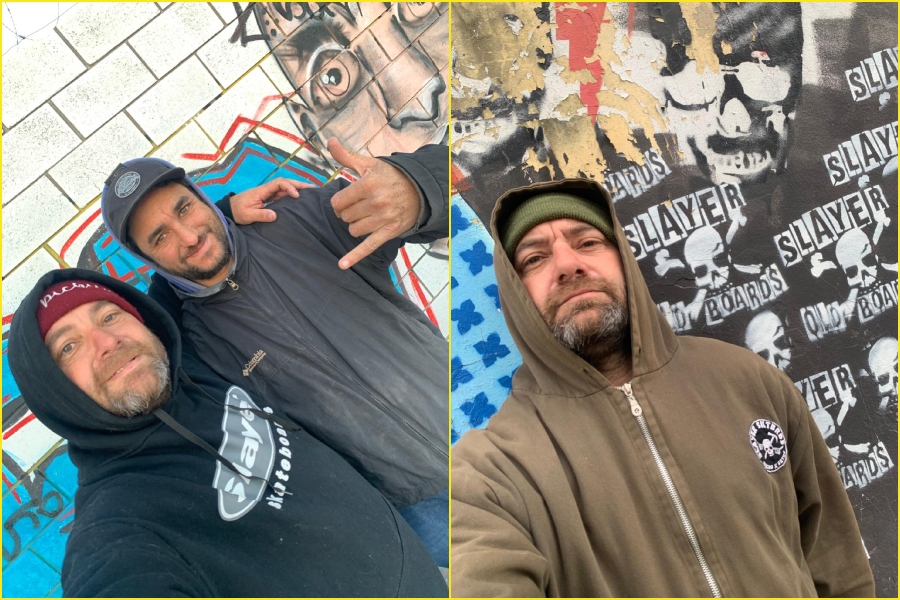 Rodrigo Sturtz con su amigo Gonza y su flia Slayer - OYR