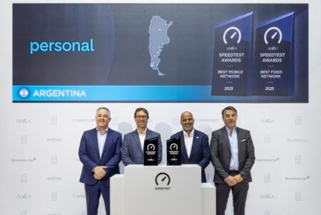 Carlos Bardon (Director Redes e Infraestructura) - Gonzalo Hita (COO Personal) - Roberto Nobile (CEO Personal) - Alejandro Martínez (Director Conectividad) (1)