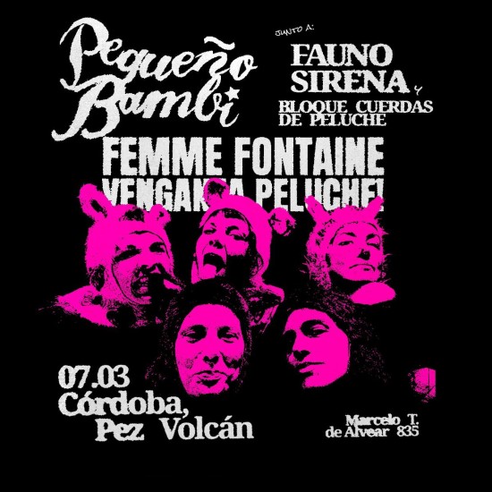 Pequeño Bambi, Fauno Sirena, Femme Fountaine Venganza Peluche - Pez Volcán - slide - OYR