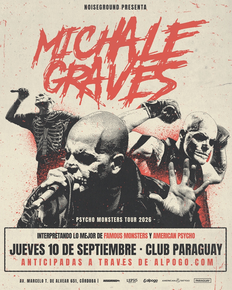 Flyer - Michale Graves en Córdoba - OYR
