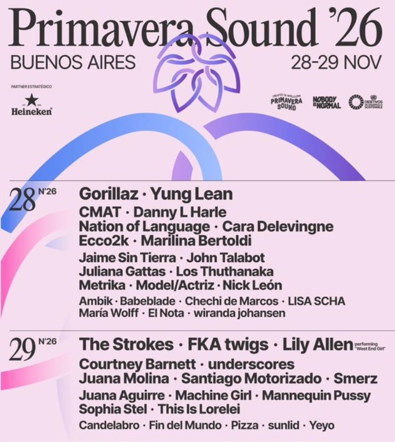 Flyer - Primavera Sound 26 - OYR