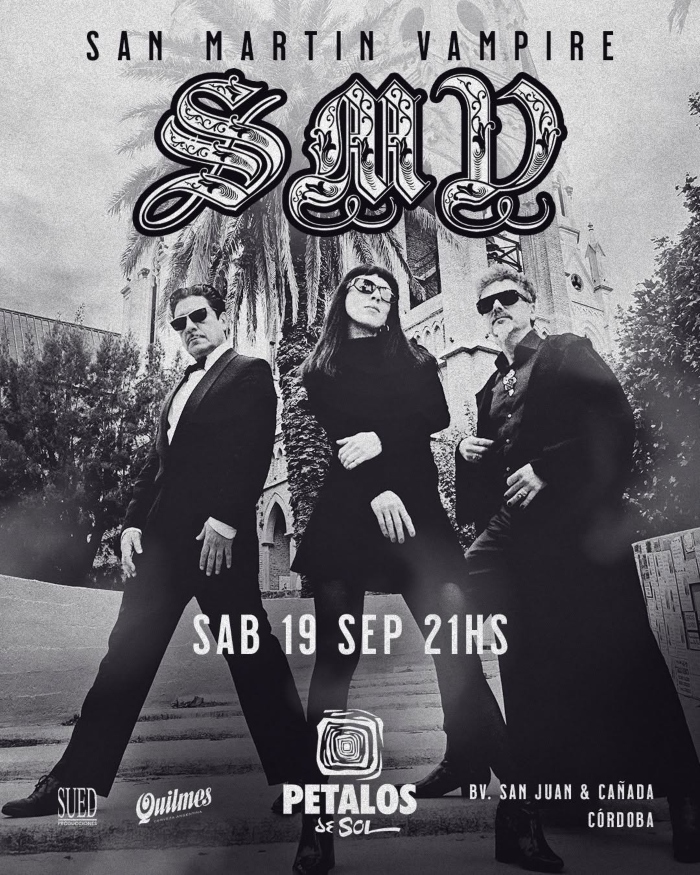 Flyer San Martín Vampire en Pétalos de Sol - OYR